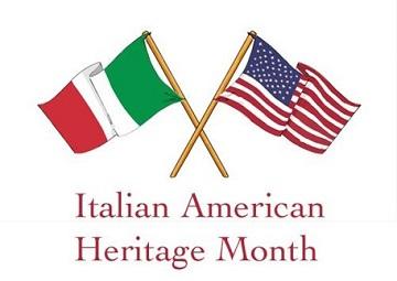 graphic of Italian American Heritage Month